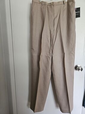 Liz Claiborne Collection Taupe Womens Trousers Vintage 90s With Tags